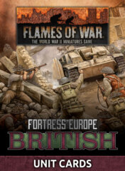 Fortress Europe British Unit Cards (FW261B)